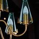 Italian Glass Chandelier, 1980s (MK9505)