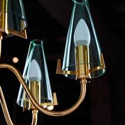 Italian Glass Chandelier, 1980s (MK9505)