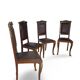 Italian art deco dining chairs 1920s