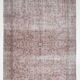 Pink & Brown Large Vintage Rug, 213x325Cm