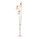 Lampadaire en laiton et verre italien vintage des années 20, murano c.1980