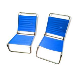 Paire de chaises pliantes de plage