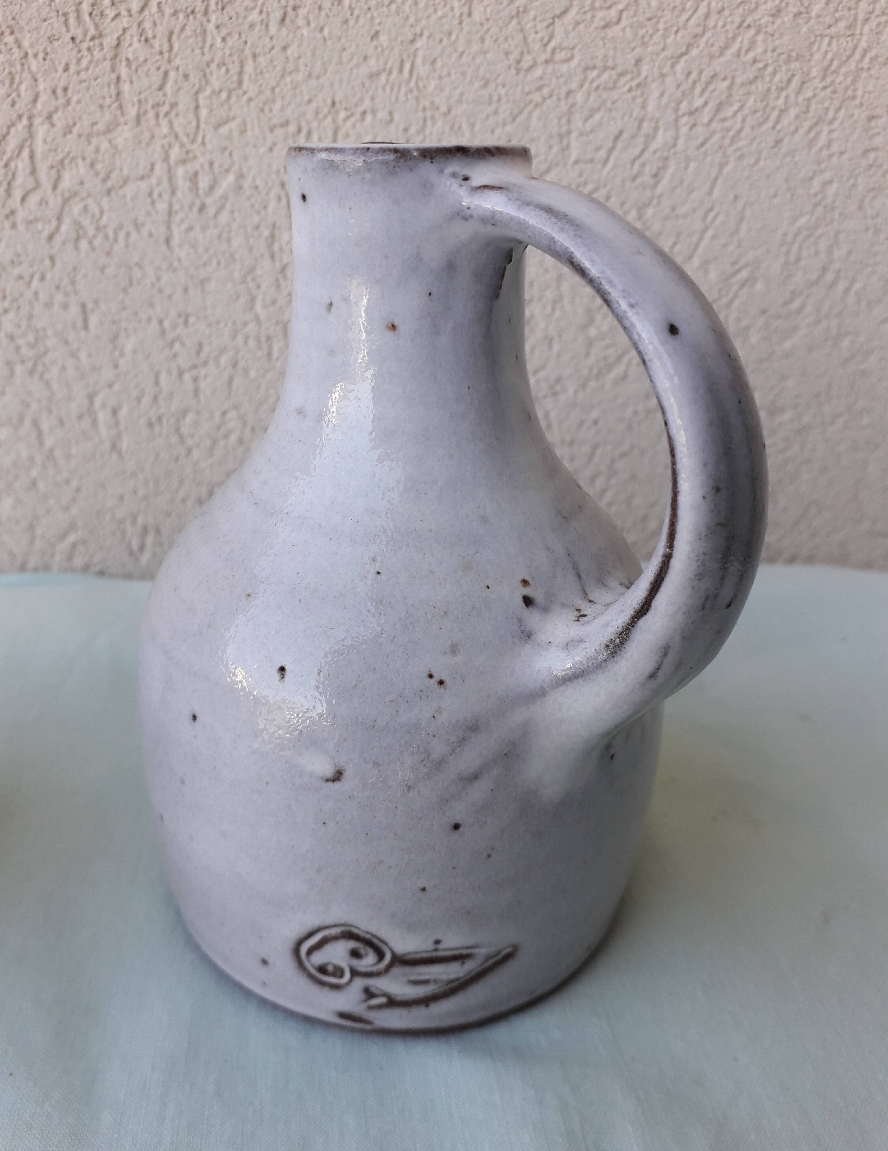 Huilier vinaigre en grès Pierlot