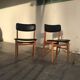 Paire de chaises scandinaves modernistes des années 60