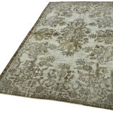 Hand-knotted vintage oriental, grey rug, 1980s, 167x254 cm