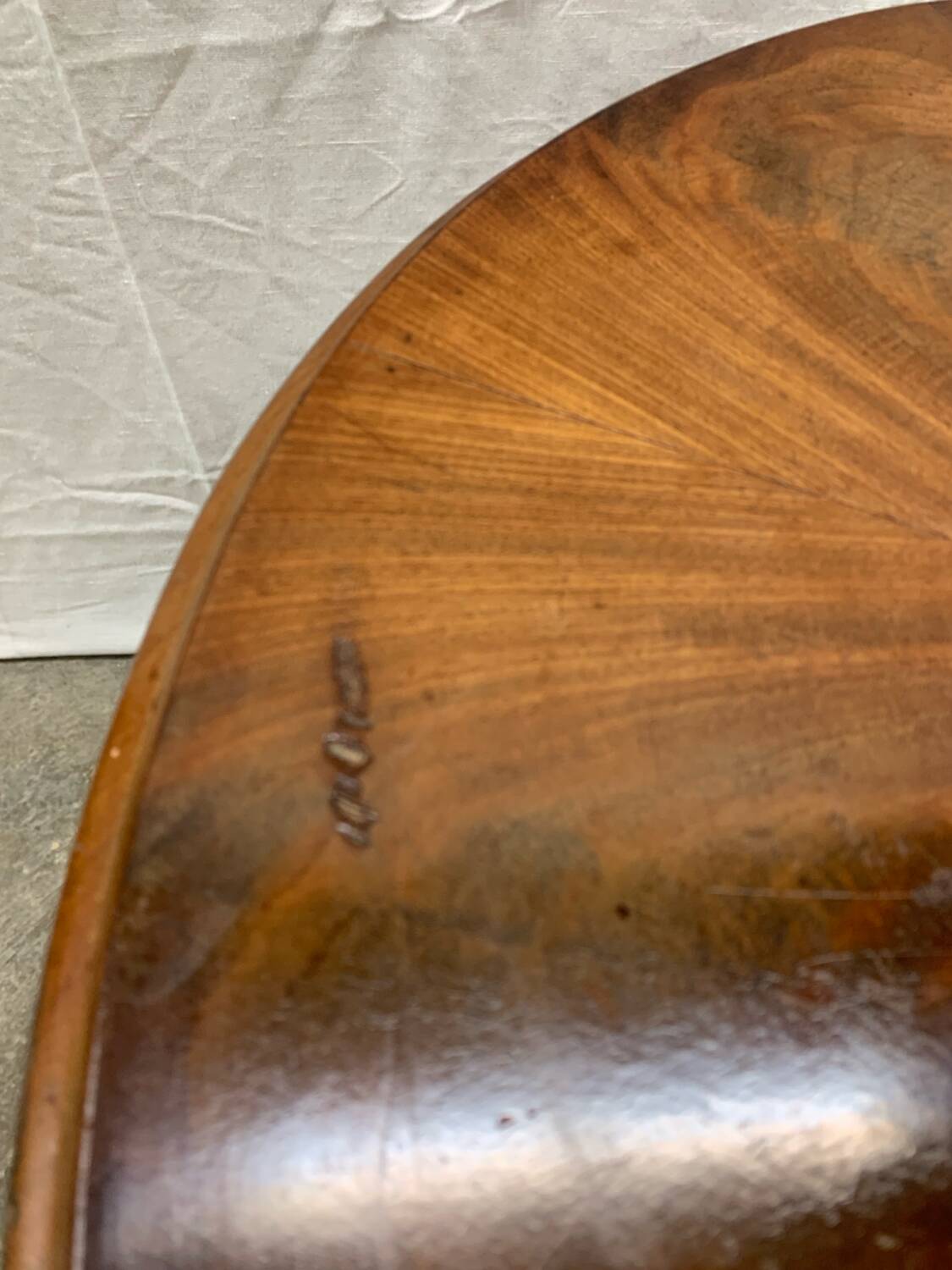 Antique Louis Philippe Walnut Tilting Pedestal Table
