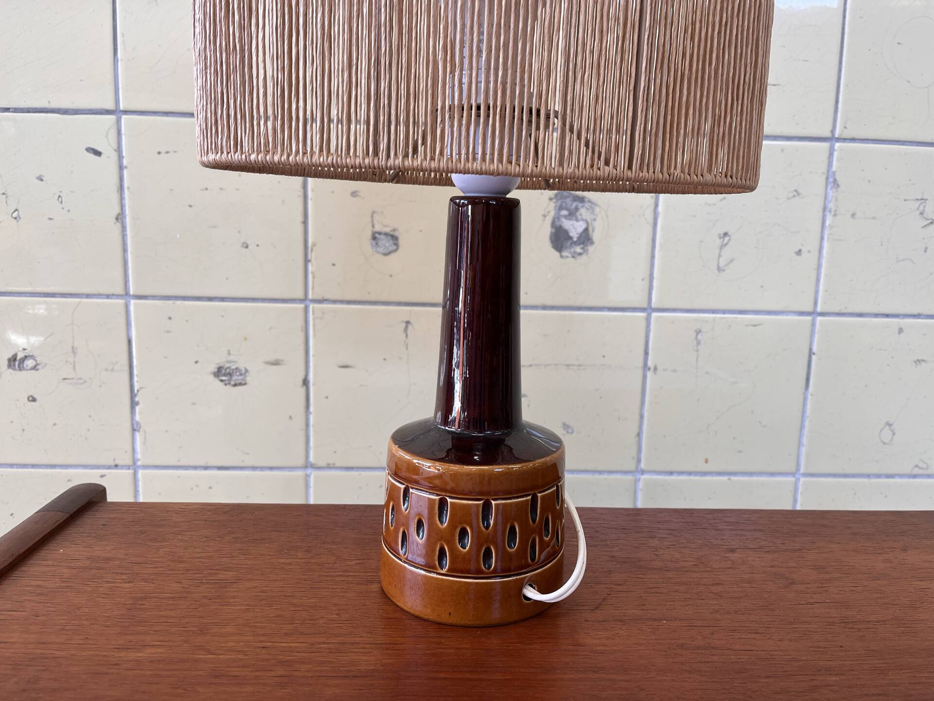 Vintage Scandinavian table lamp