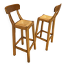 Paire de chaises de bar