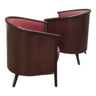 Baumann armchairs stamped