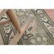 1970s Vintage Persian Handmade Wool Cotton Pink Area Rug 290x393