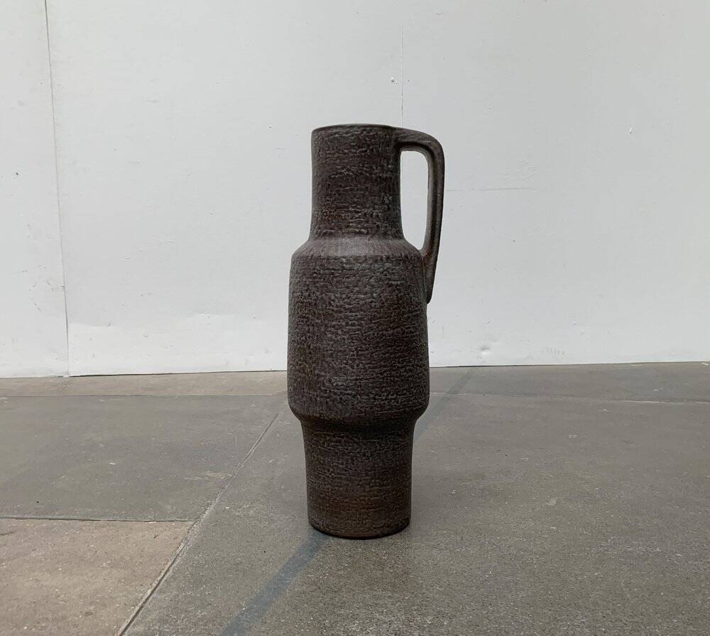 Vintage German Footed Vase in Ceramic by Karlsruher Majolika