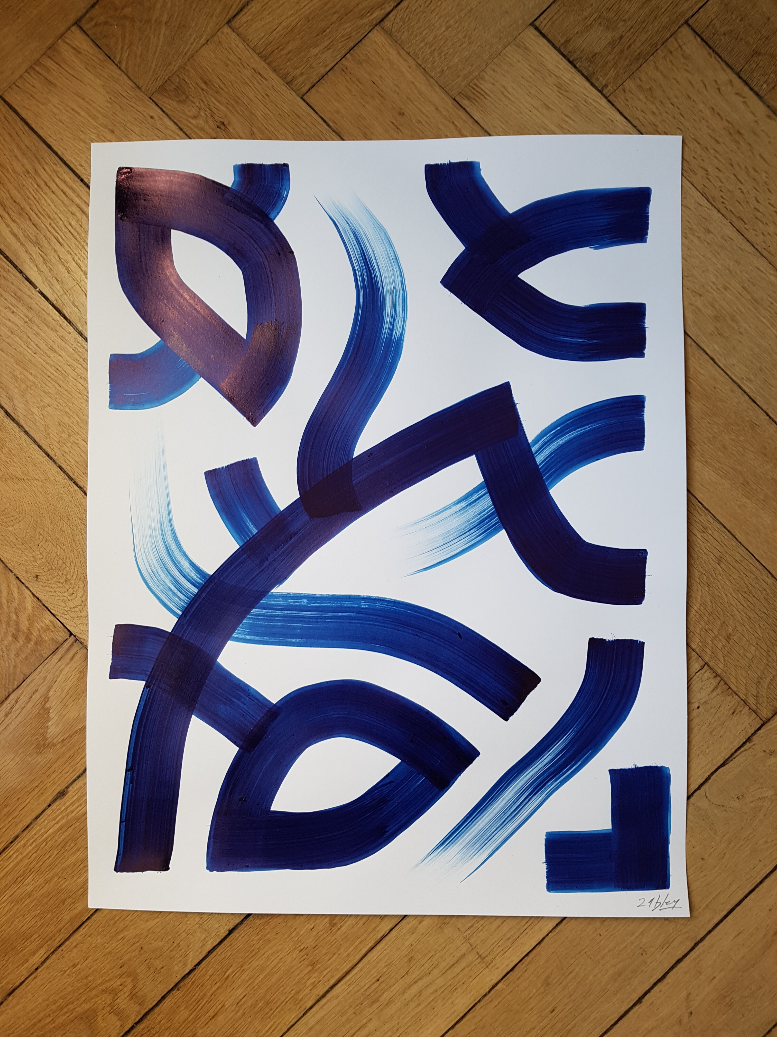 Painting on paper - Untitled