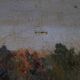 Ancient painting "The Lord's House" landscape signed