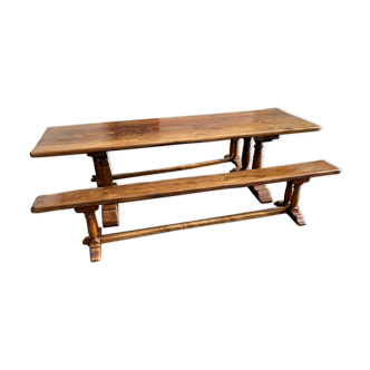 Oak farmhouse table