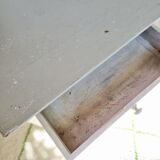 Patinated coffee farmhouse or living room table