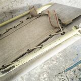 Canvas military camp bed