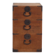 Small Japanese tansu with three drawers – Meiji Period (c. 1890–1926)
