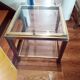 Belgo Chrom brass side table, 1980