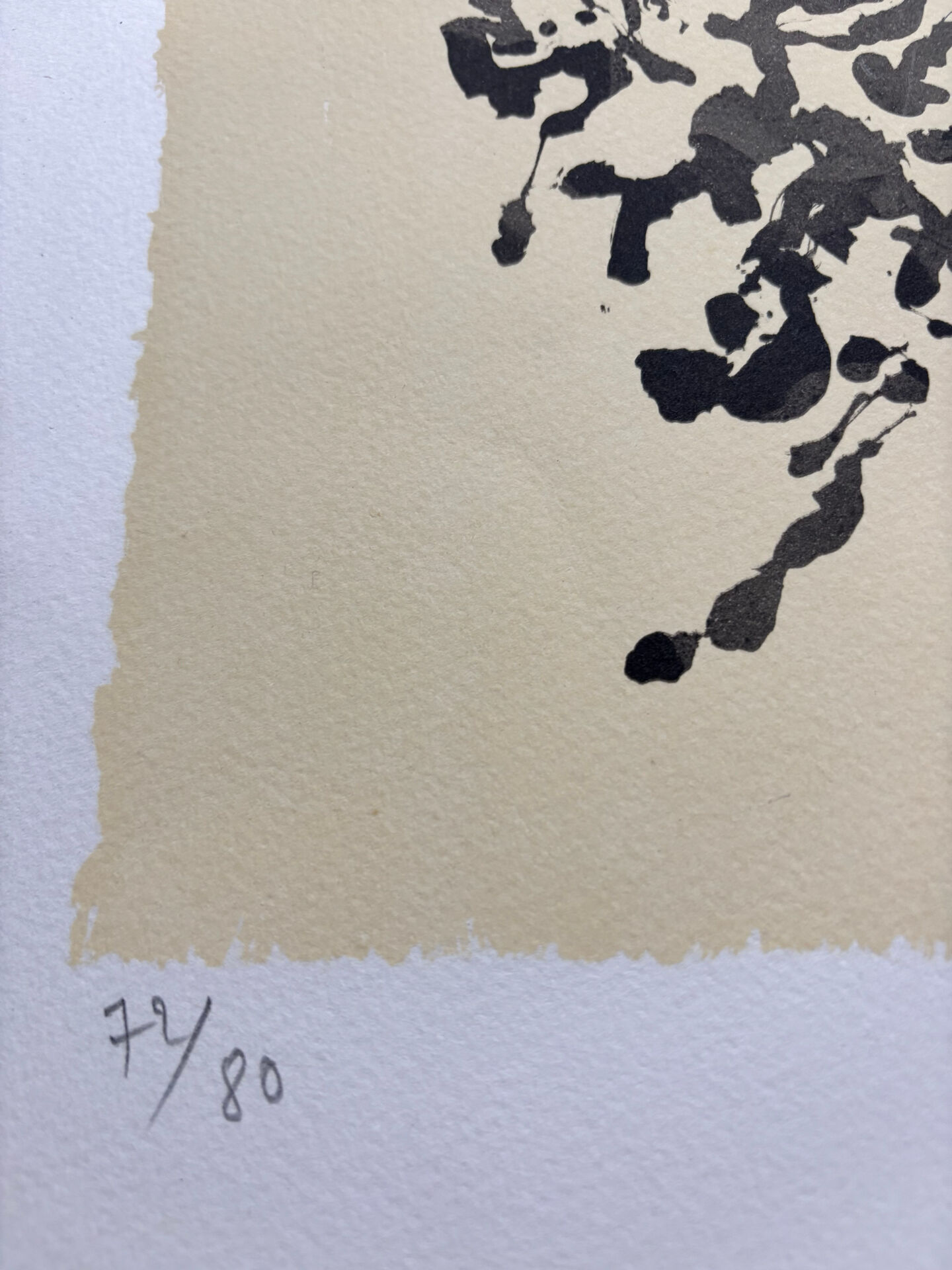 Original Abstract Lithograph by Alfred Manessier. School of Paris. 50