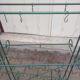 Wrought iron towel rack