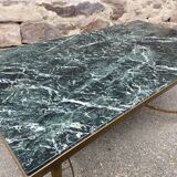 Table basse 1960 marbre style Louis XVI