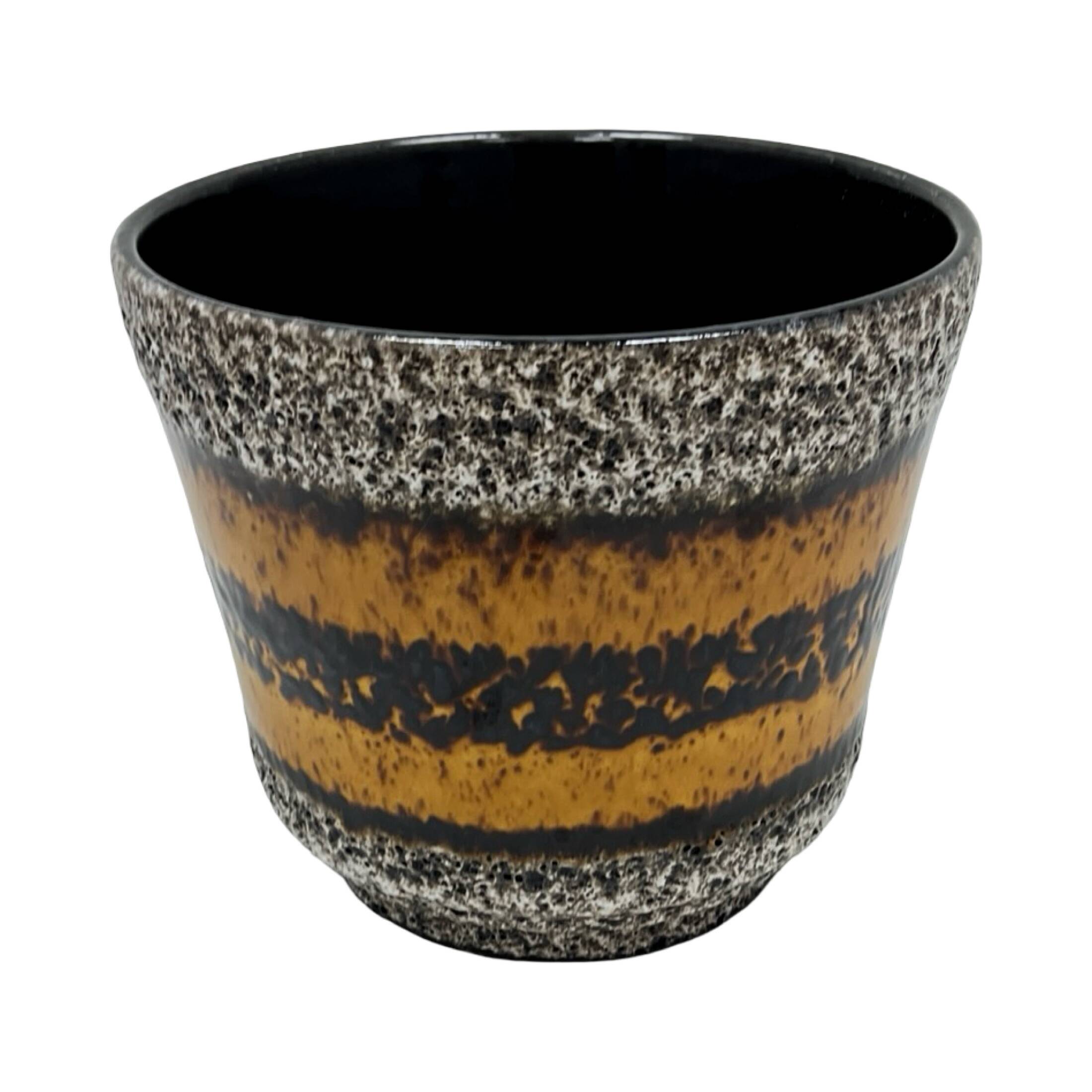 German Scheurich Fat Lava West Germany flowerpot, 1970s