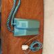 Vintage plastic wall phone blue 70s 80s