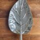 Large leaf-shaped centerpiece tray