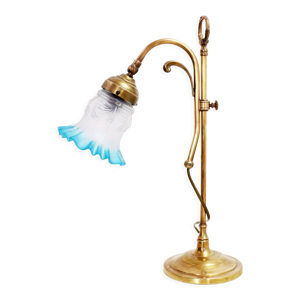 Lampe de bureau en laiton