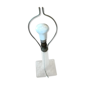 Glass lamp base