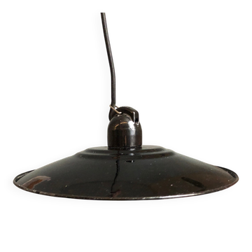 Black and white metal industrial suspension by Zangra.