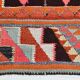 3x11 Burgundy & Orange Vintage Runner Rug, 95x325Cm