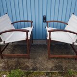 Pair of safari chairs