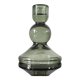 Bougeoir design en verre teinté