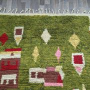 Tapis en laine artisanal marocain, grande taille 250x150 cm, fait main