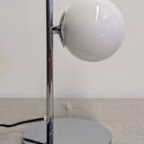 Space age lamp in white opaline from the 60s/70s