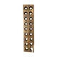 Brutalist oak bottle rack, late nineteenth century
