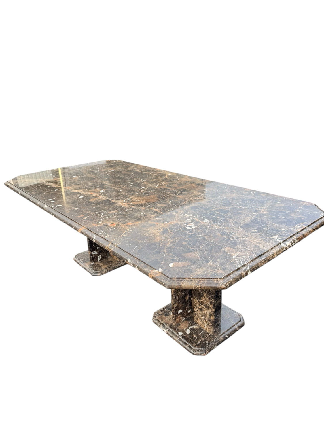 Exceptional marble table – Italian design, 1970s