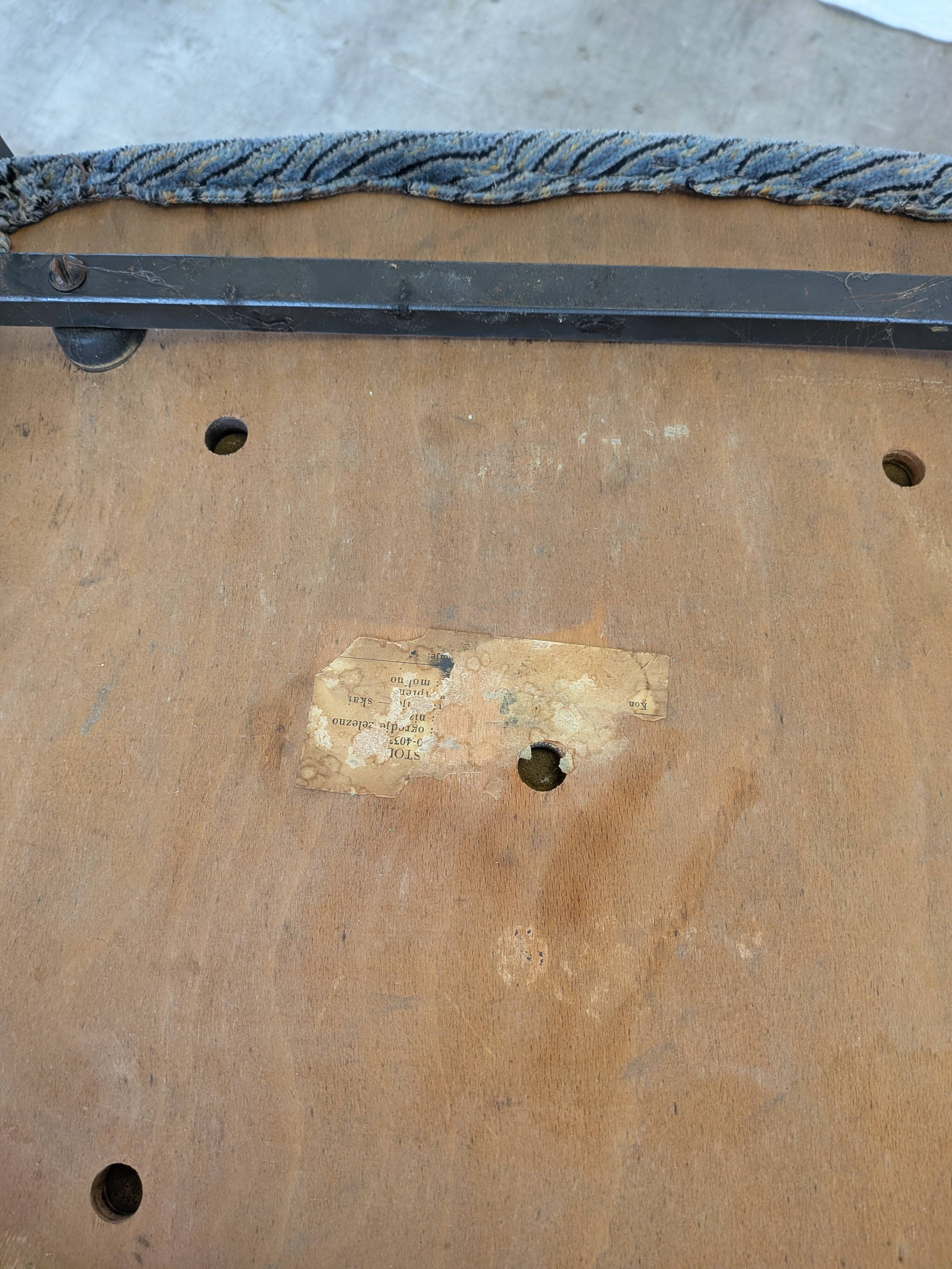 Set of 4 - Mix & Match Vintage Industrial Dining Chairs - 1970s Stol Kamnik