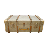 Old travel trunk