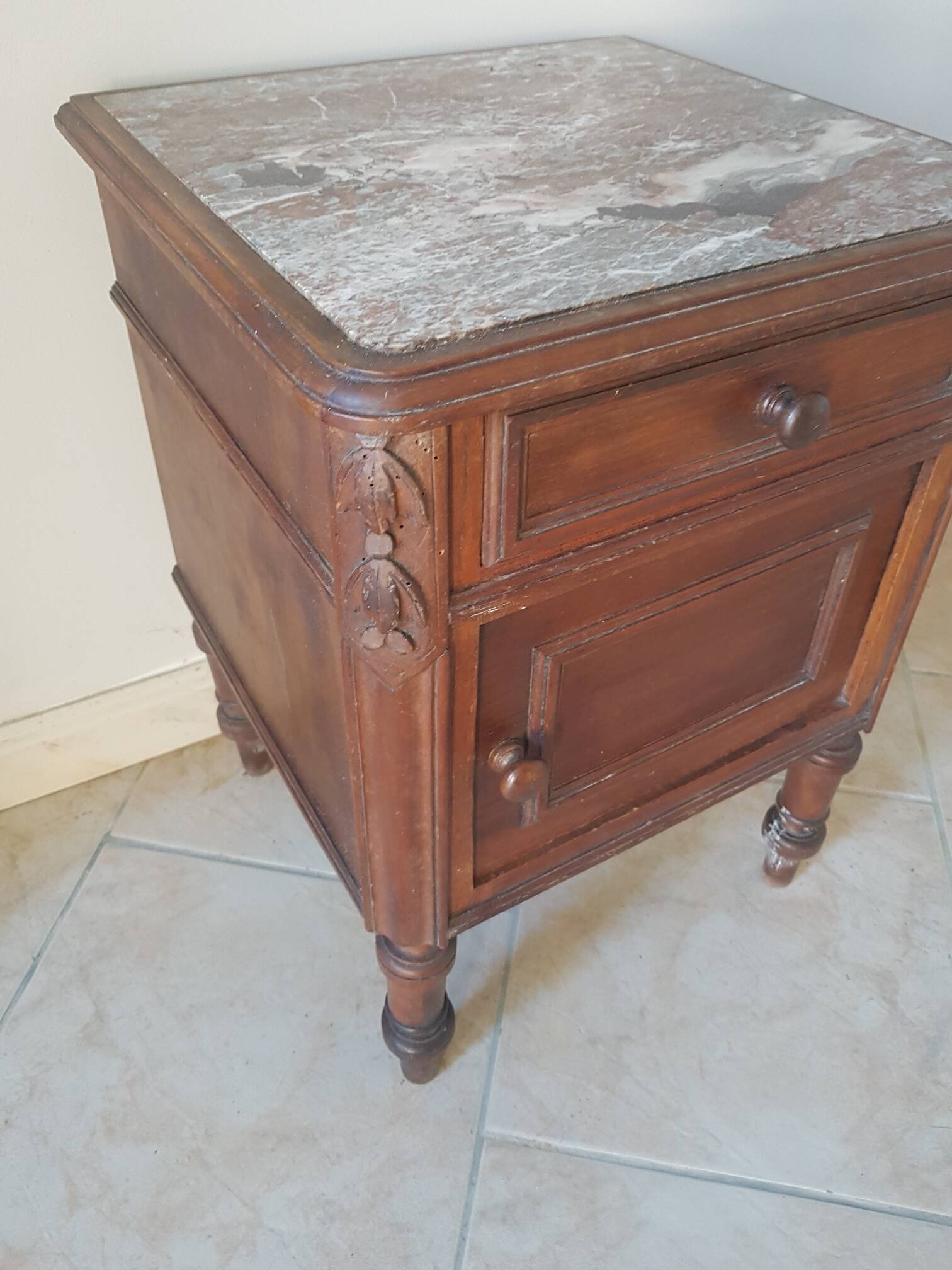 Bedside table, old night table