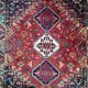 Tapis Persan Shiraz fait main 151x116cm