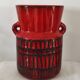 Red vase by Roger Capron circa 1960