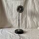 Vintage flexible desk lamp in black and chrome metal