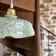 Suspension opaline vintage
