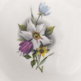 Cups with flower decoration