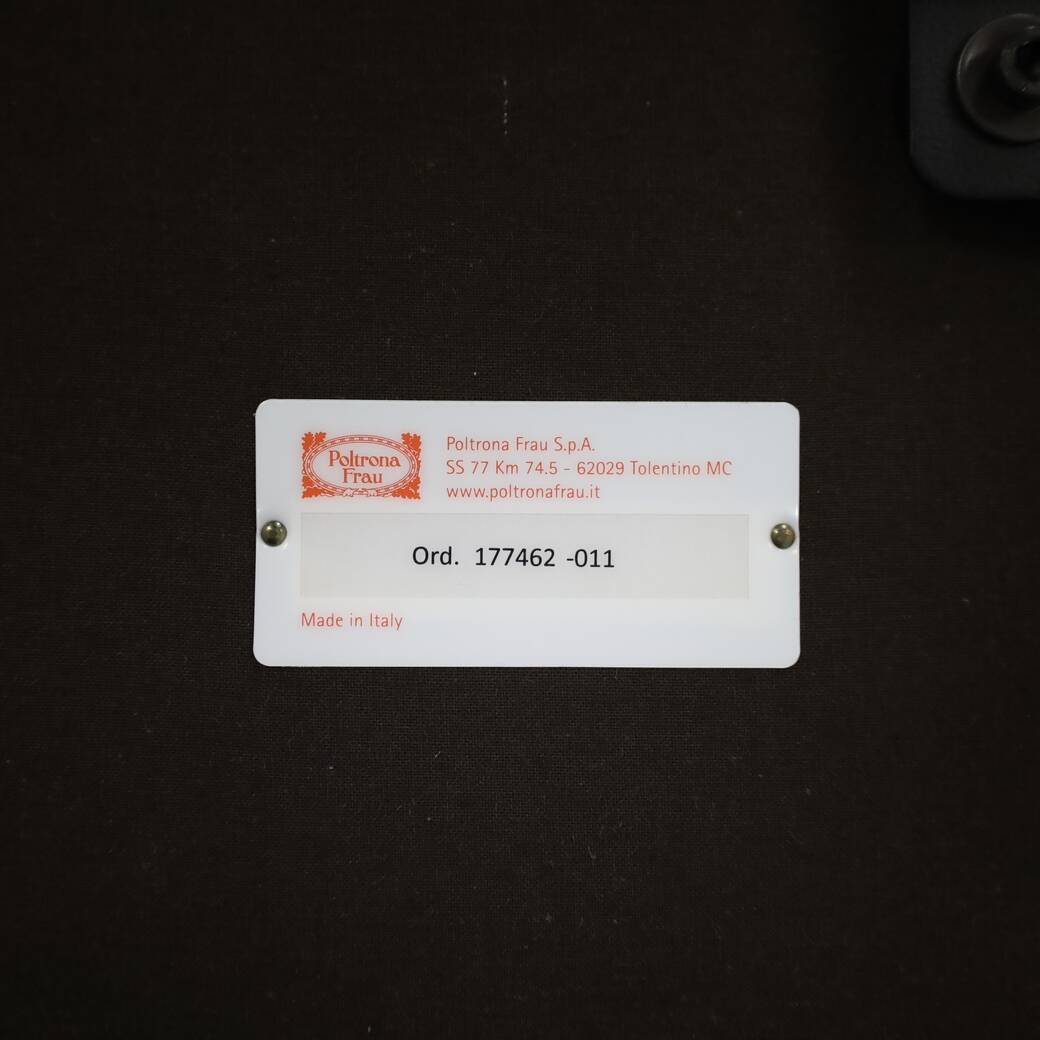 Lounge Chair Leather and Chrome by Poltrona Frau, 1990s