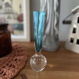 Soliflore vintage bleu