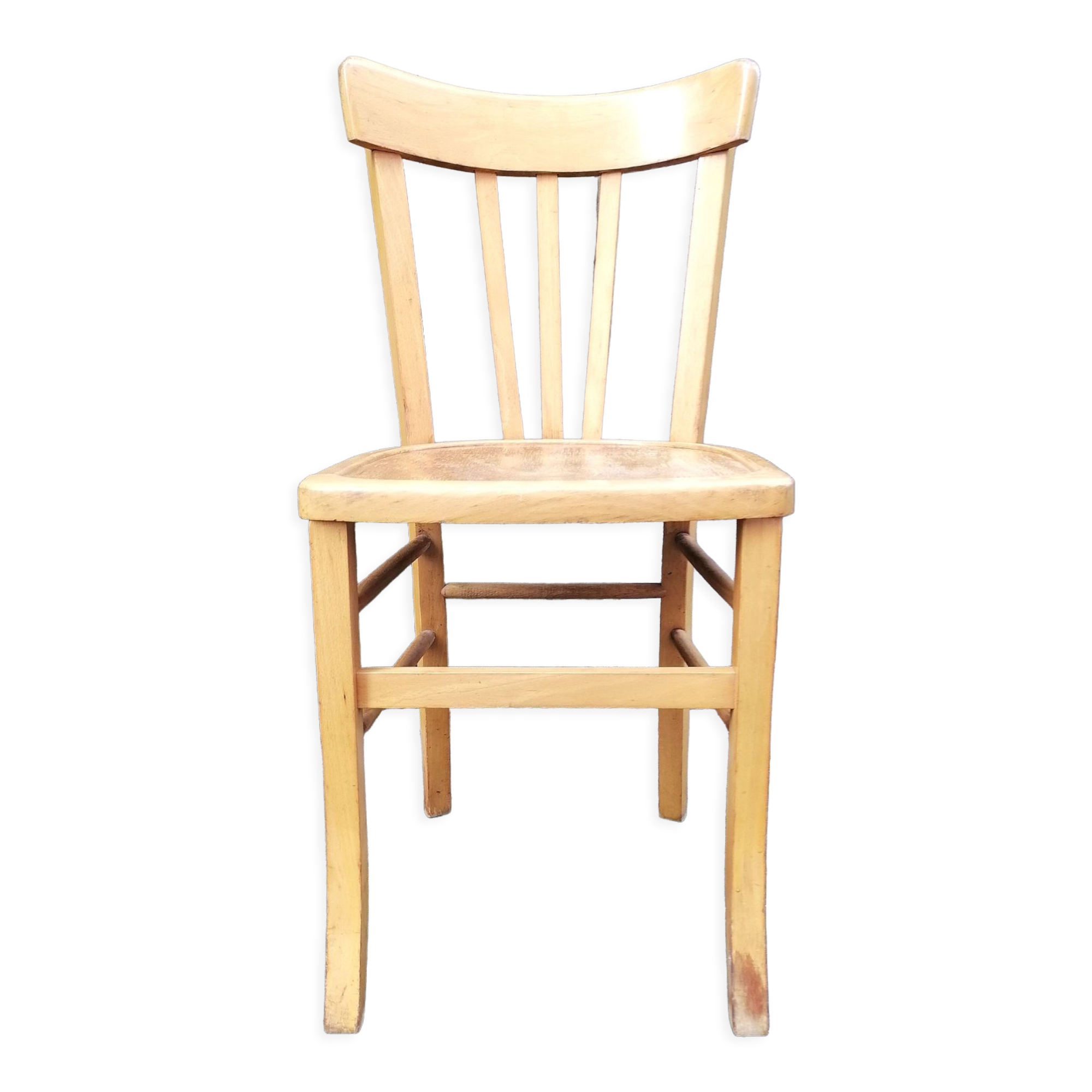 Vintage wooden bistro chair