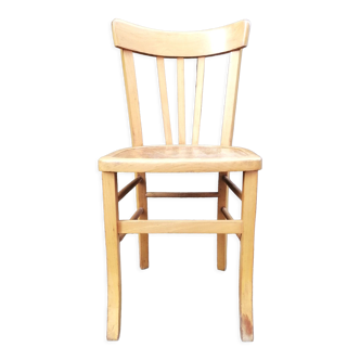 Chaise bistrot bois vintage